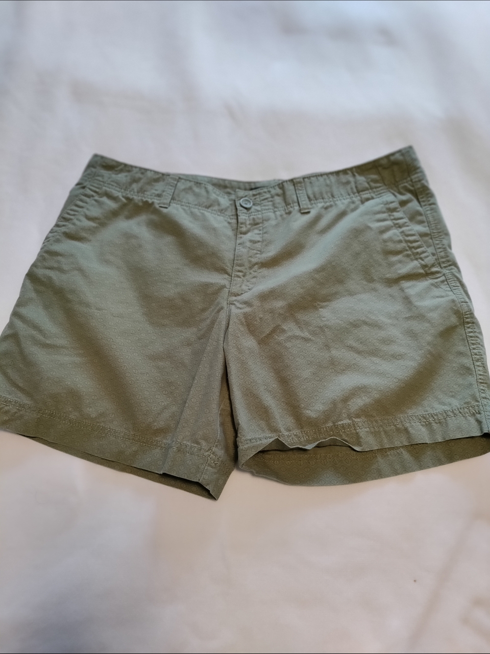 Eddie Bauer Women's Olive Green Cotton Shorts